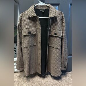 Woman’s Anthropologie Houndstooth Shacket